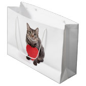 Kat Love Groot Cadeauzakje (Voorkant Gekanteld)