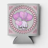 Kat Love Heart Blikjeskoeler (Voorkant)