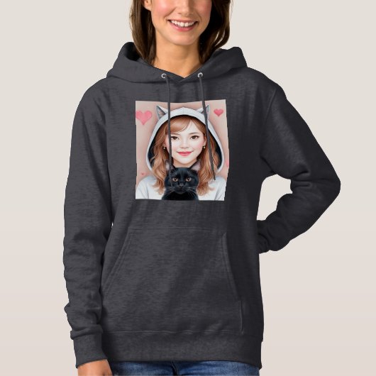 Kat Love Hoodie (Voorkant)