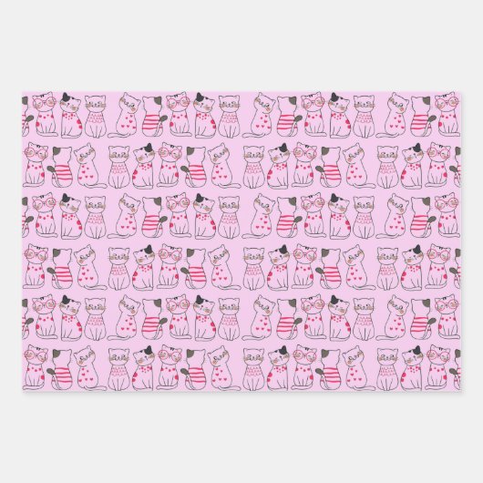 Kat Love Inpakpapier Vel (Voorkant 2)