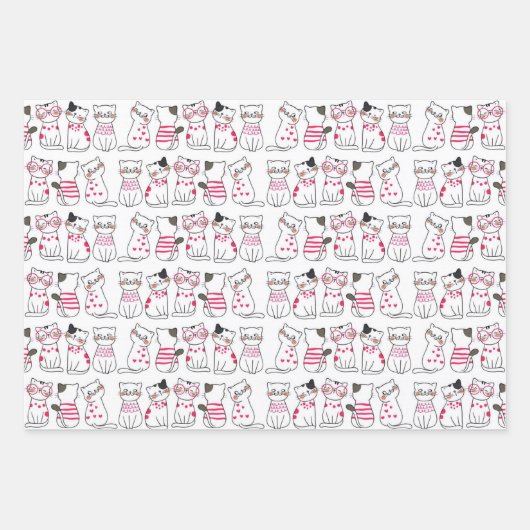 Kat Love Inpakpapier Vel (Voorkant)