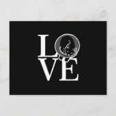 Kat Love on Black Decor Briefkaart (Voorkant)