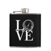 Kat Love on Black Heupfles (Voorkant)