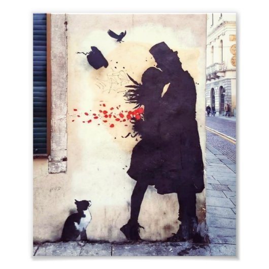 Kat & Love Photo Enlaring Foto Afdruk (Voorkant)