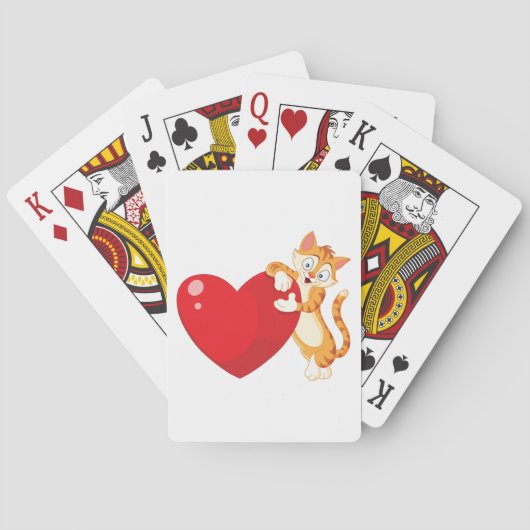 Kat Love Pplaykaarten Pokerkaarten (Achterkant)