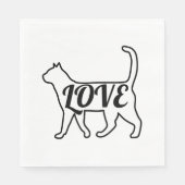 Kat Love Servet (Voorkant)