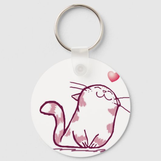 Kat Love Sleutelhanger (Voorkant)
