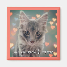 Kat Love Square Magnet