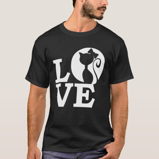 Kat Love T-shirt (Voorkant)