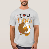 Kat Love T-shirt (Voorkant)