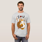 Kat Love T-shirt (Voorkant volledig)