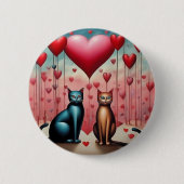 kat Love Thang Ronde Button 5,7 Cm (Voorkant)
