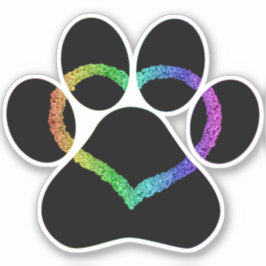 KAT LOVE zwart Sticker