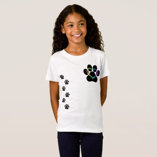 KAT LOVE zwart T-shirt (Voorkant volledig)