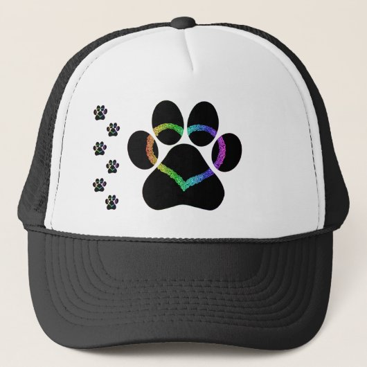 KAT LOVE zwart Trucker Pet (Voorkant)