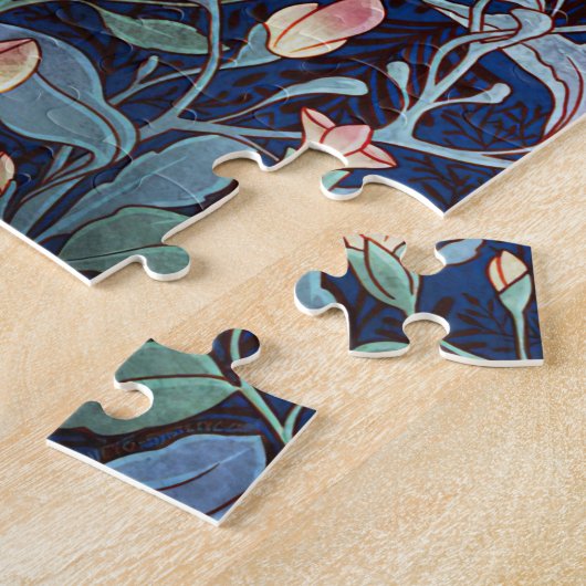 Kat Lover Cat en Magnolia Flower Legpuzzel (Zijkant)