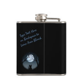 Kat Lover Flask Aangepaste flat Cat Drink Flasers  Heupfles (Achterkant)