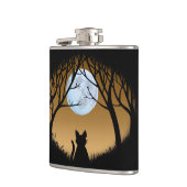 Kat Lover Flask Aangepaste flat Cat Drink Flasers  Heupfles (Links)