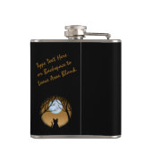 Kat Lover Flask Aangepaste flat Cat Drink Flasers  Heupfles (Achterkant)