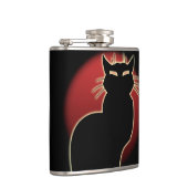 Kat Lover Flask Aangepaste kat Drink Flasers & cad Heupfles (Rechts)