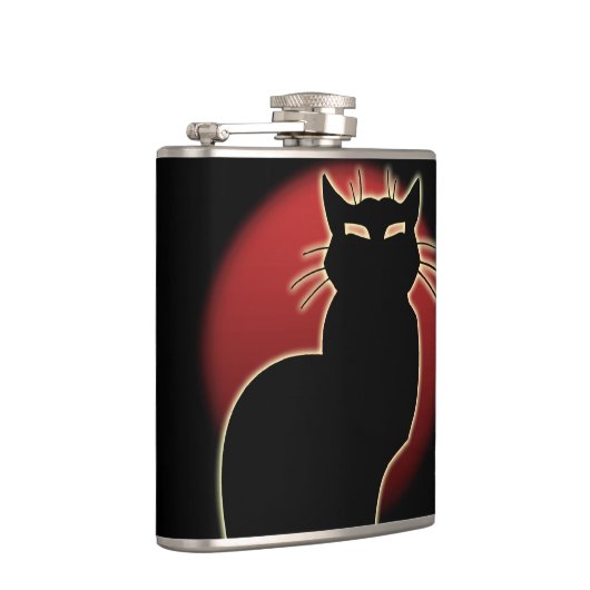 Kat Lover Flask Aangepaste kat Drink Flasers & cad Heupfles (Rechts)