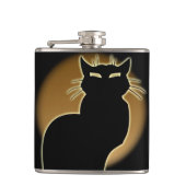 Kat Lover Flask Aangepaste kat Drink Flasers & cad Heupfles (Voorkant)