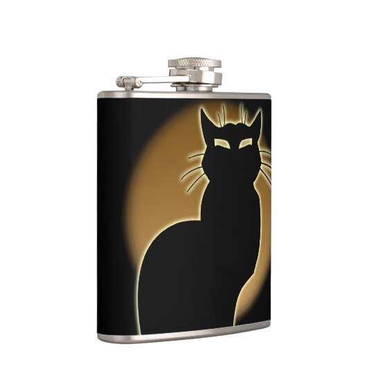 Kat Lover Flask Aangepaste kat Drink Flasers & cad Heupfles (Rechts)