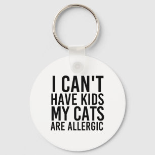 Kat Lover geeft dat ik geen Kinderen kan hebben... Sleutelhanger