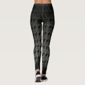 Kat Lover Leggings Black Cat Halloween Leggings (Achterkant)