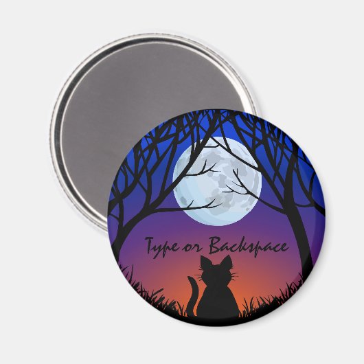 Kat Lover Magnet Fat Cat Fridge Magnet (Voorkant / Achterkant)