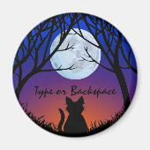 Kat Lover Magnet Fat Cat Fridge Magnet (Voorkant)