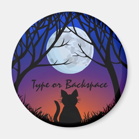 Kat Lover Magnet Fat Cat Fridge Magnet (Voorkant)