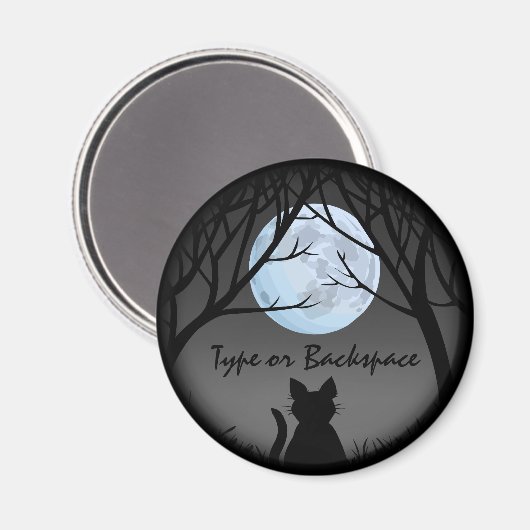 Kat Lover Magnet Fat Cat Fridge Magnet (Voorkant / Achterkant)