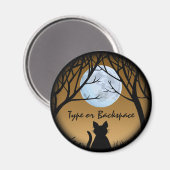 Kat Lover Magnet Fat Cat Fridge Magnet (Voorkant / Achterkant)