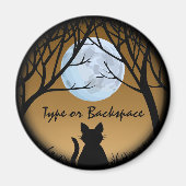 Kat Lover Magnet Fat Cat Fridge Magnet (Voorkant)