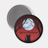 Kat Lover Magnet Fat Cat Fridge Magnet (Voorkant / Achterkant)