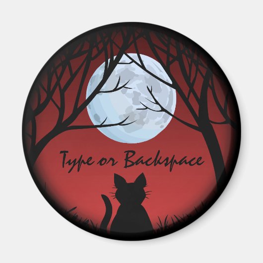 Kat Lover Magnet Fat Cat Fridge Magnet (Voorkant)