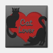 Kat Lover Magnet Kitty Cat Fridge Magnet aanpassen (Voorkant)