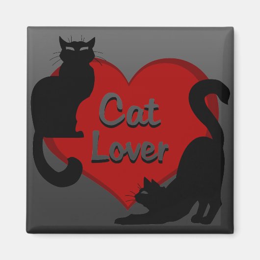 Kat Lover Magnet Kitty Cat Fridge Magnet aanpassen (Voorkant)
