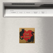 Kat Lover Magnet Kitty Cat Fridge Magnet aanpassen (Insitu (Vaatwasser))