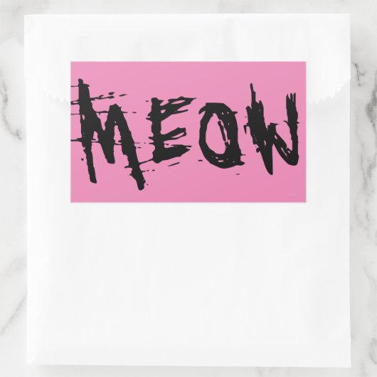 Kat Lover, MEOW stickers (Tas)