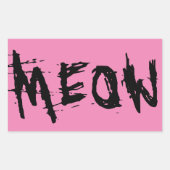 Kat Lover, MEOW stickers (Voorkant)