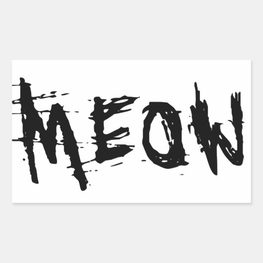 Kat Lover, MEOW stickers (Voorkant)