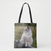 Kat Lover Persoonlijke foto Tote Bag (Voorkant)