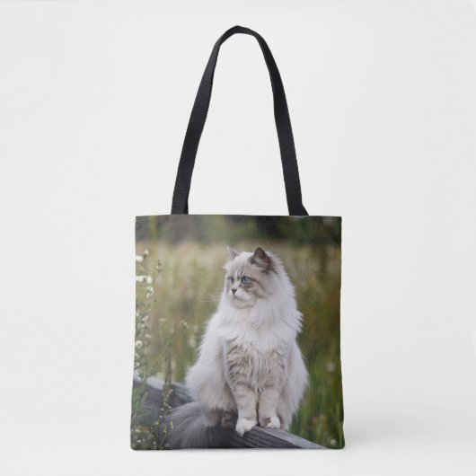 Kat Lover Persoonlijke foto Tote Bag (Voorkant)
