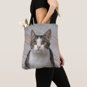 Kat Lover Persoonlijke foto Tote Bag (Dichtbij)