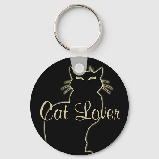 Kat Lover Sleutelhanger Kat Sleutelhangers  (Voorkant)