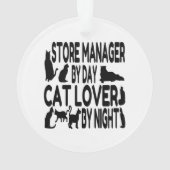 Kat Lover Store Manager Ornament (achterkant)