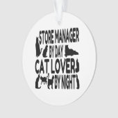 Kat Lover Store Manager Ornament (voorkant)