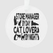 Kat Lover Store Manager Ornament (voorkant)